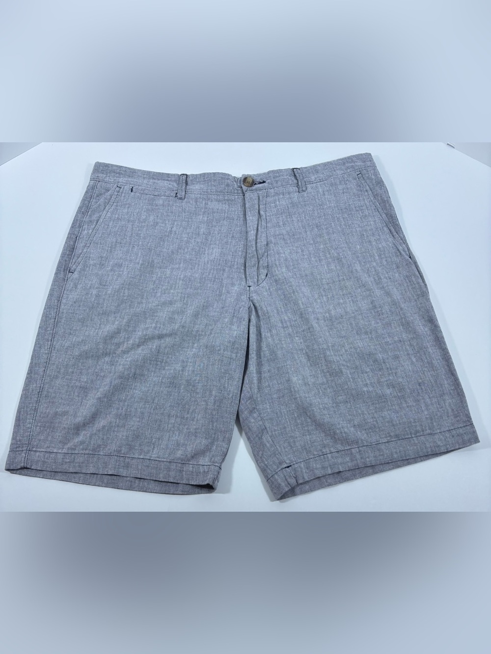 Merona Heather Gray Flat-Front Shorts